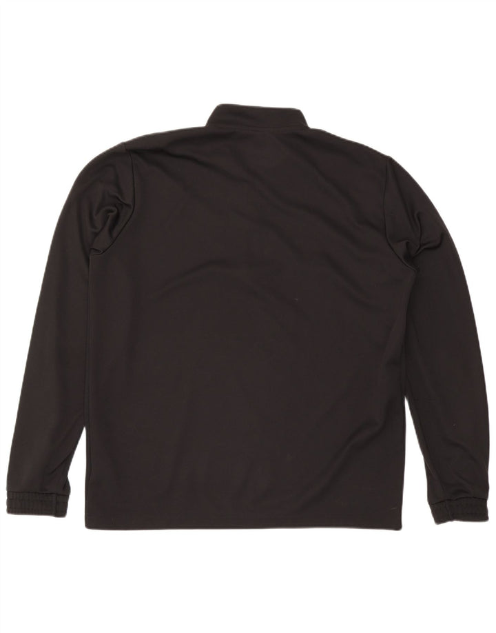 Adidas Herren Aeroready Zip Neck Pullover Trainingsanzug Top XL Schwarz Polyester