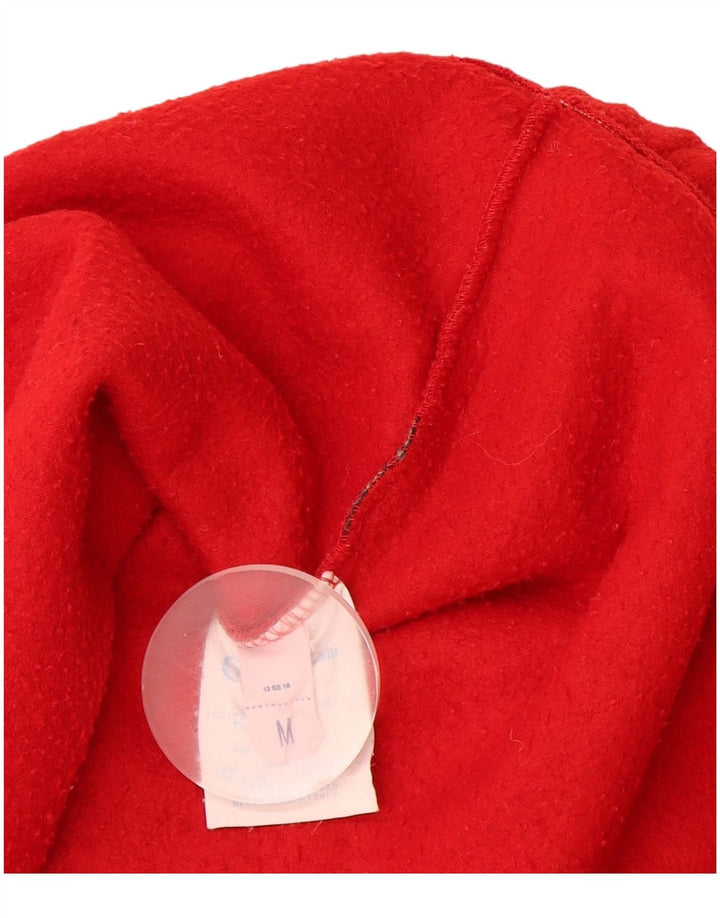 SERGIO TACCHINI Herren-Fleecepullover mit Reißverschluss am Hals, Mittelrotes Polyester