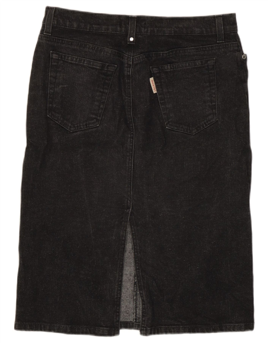 Liu Jo Damen Jeansrock W29 mittelgraue Baumwolle
