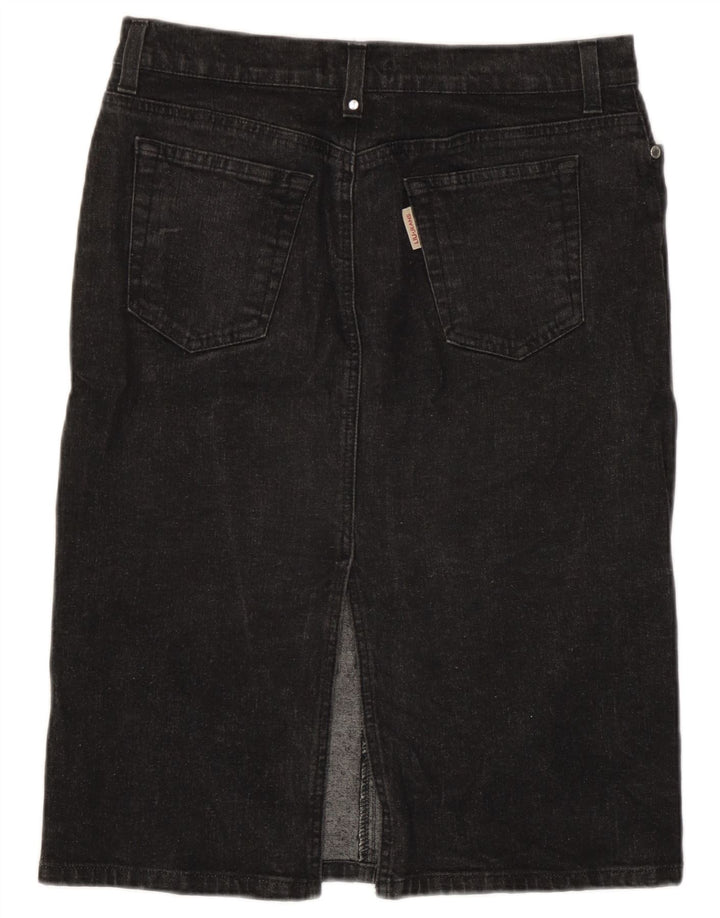 Liu Jo Damen Jeansrock W29 mittelgraue Baumwolle
