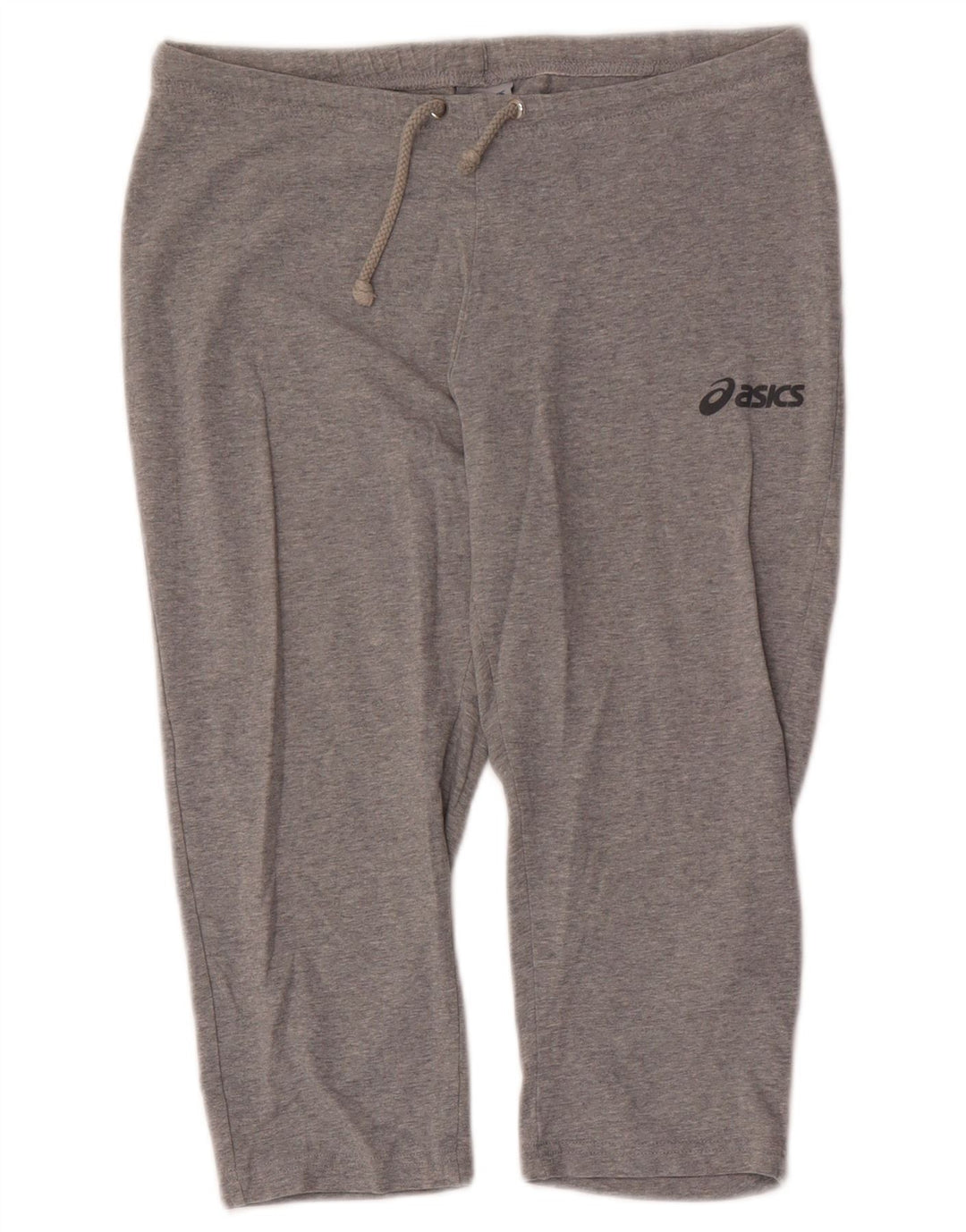 ASICS Capri-Trainingshose für Damen, UK 12, mittelgrau gefleckte Baumwolle