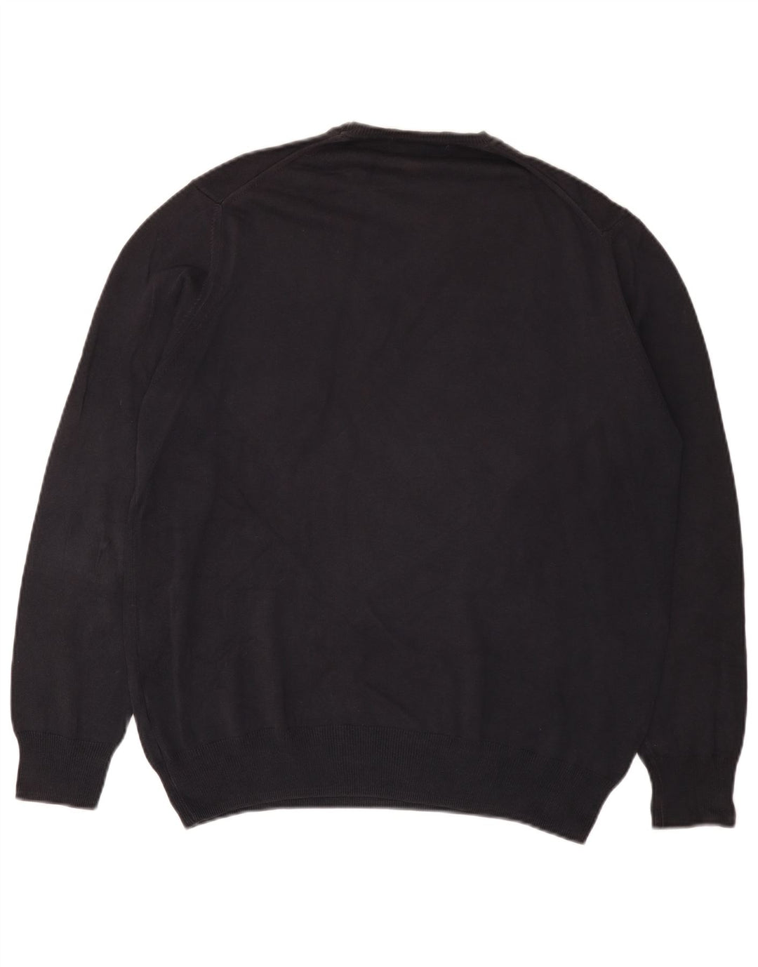 Zara Herren-Pullover mit Rundhalsausschnitt, XL, Schwarz
