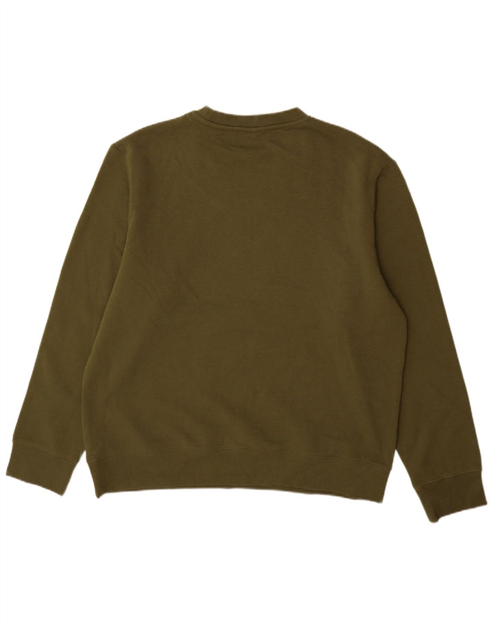 Jack & Jones Herren-Sweatshirt mit Grafik, 2XL, Khaki, Baumwolle