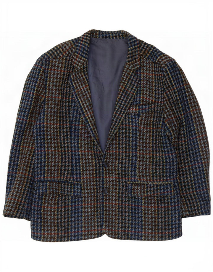 Carrera Herren-Blazer mit 2 Knöpfen, Gr. 40, groß, mehrfarbig, Hahnentrittmuster