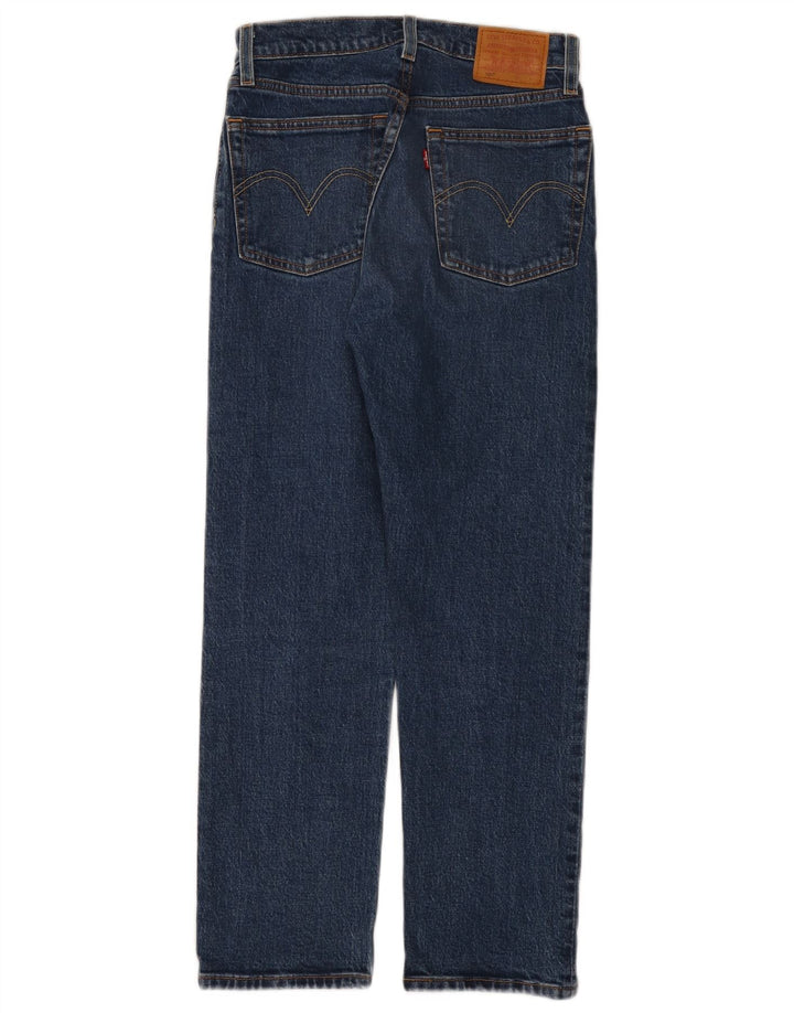 Levi's Damen 501 Straight Jeans W24 L26 Blaue Baumwolle