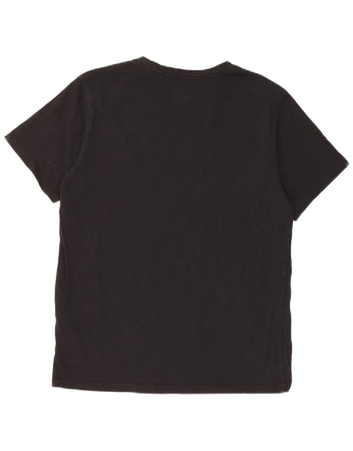 Levi's Herren Standard-T-Shirt-Oberteil aus mittelschwarzer Baumwolle