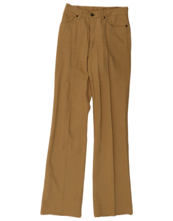 Vintage Damen Bootcut Freizeithose W27 L32 Braun