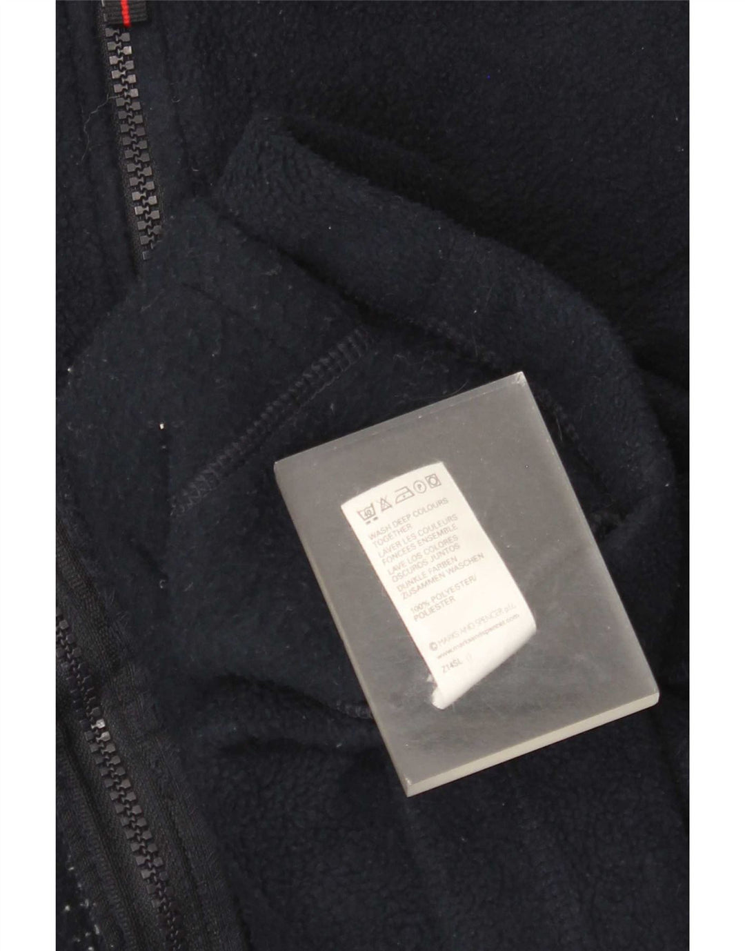 Marks & Spencer Herren Fleeceweste UK 42 XL Marineblau Polyester