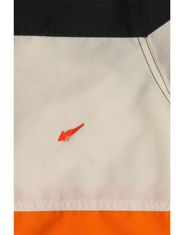 ADIDAS Herren-Badeshorts, klein, mehrfarbig, Colourblock-Polyester