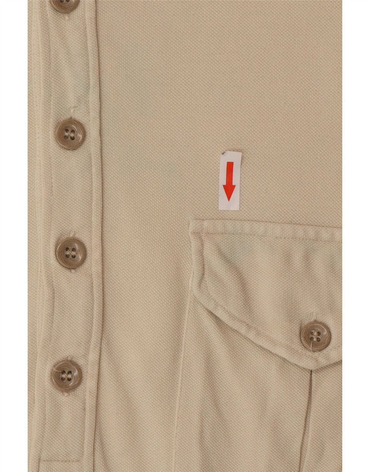 Armani Jeans Herren Poloshirt Medium Off White