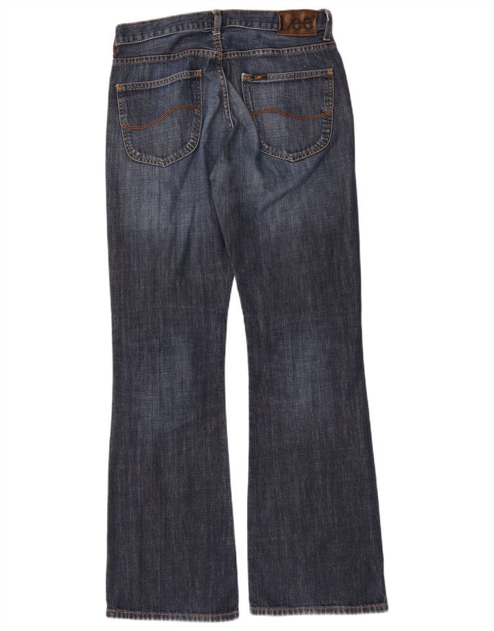 Lee Herren Denver Bootcut Jeans W32 L34 Marineblaue Baumwolle