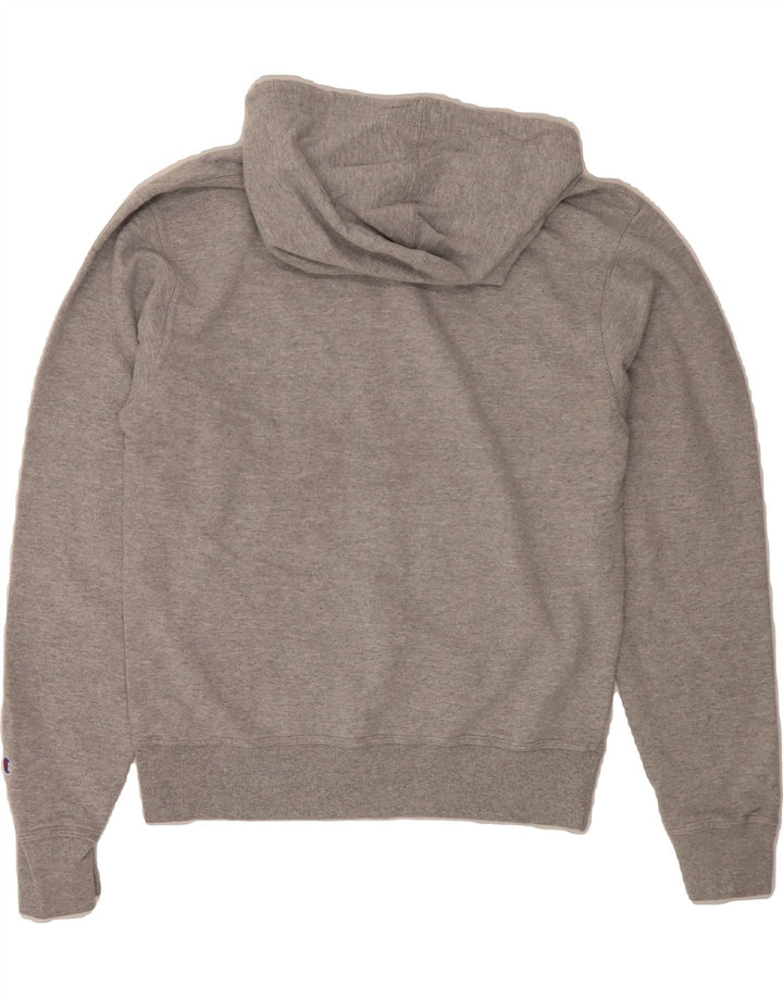CHAMPION Mens Graphic Hoodie Jumper Small Grey Cotton Vintage Champion and Second-Hand Champion from Messina Hembry 