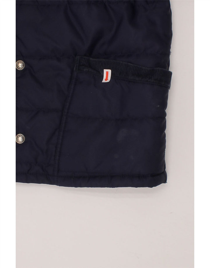 TRUSSARDI BABY Girls Padded Jacket 5-6 Years Navy Blue Polyamide Vintage Trussardi Baby and Second-Hand Trussardi Baby from Messina Hembry 