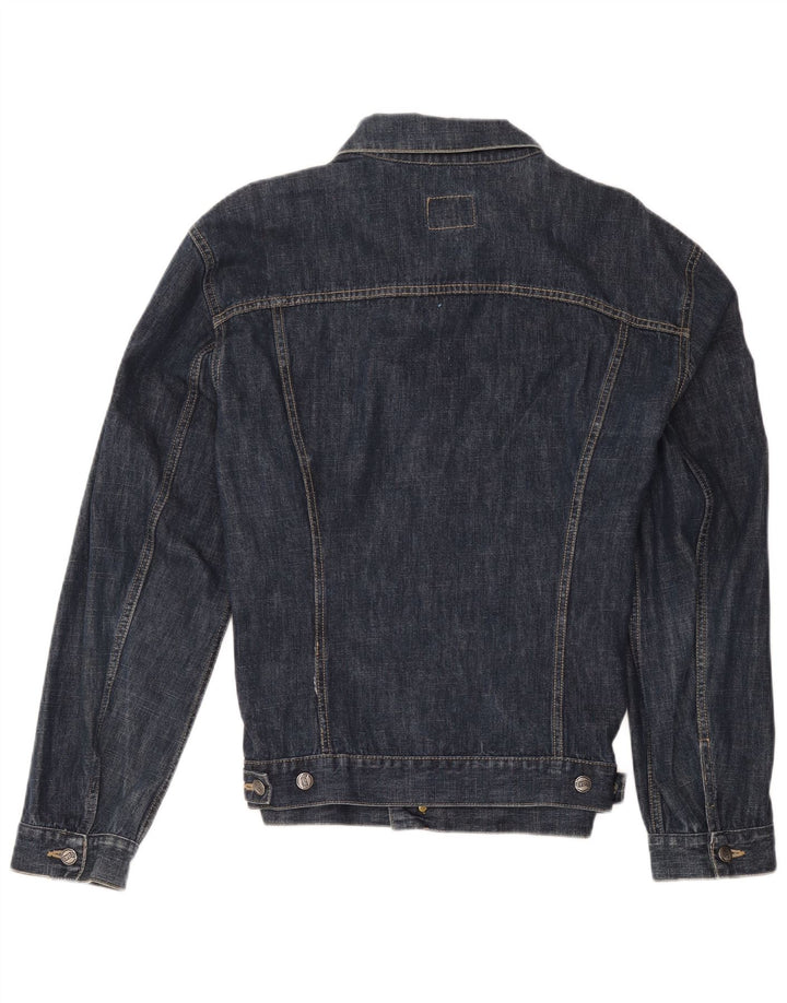 Gas Herren Jeansjacke UK 46 3XL Marineblau Baumwolle