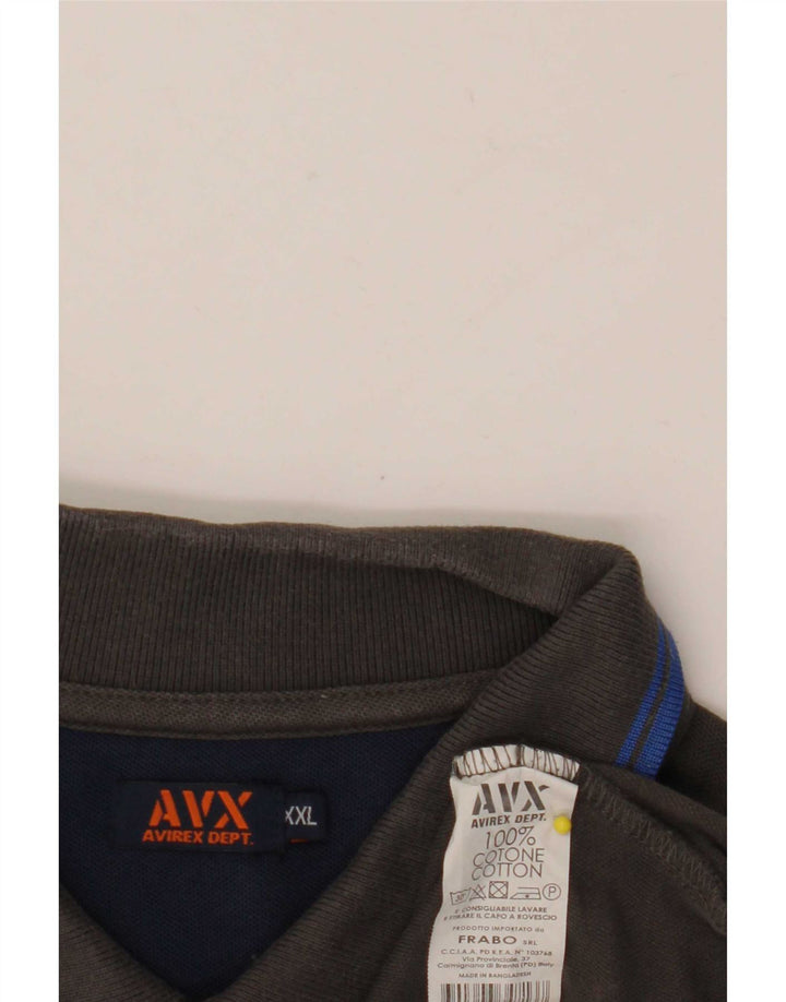 Avirex Herren Poloshirt 2XL Grau