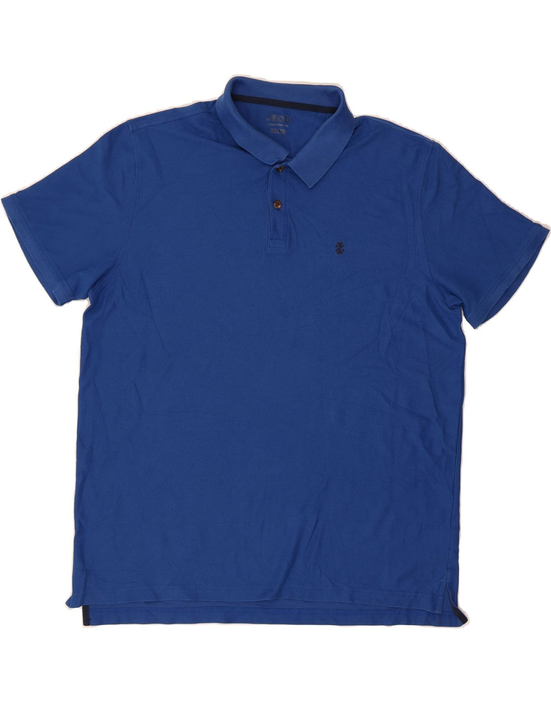IZOD Mens Polo Shirt 2XL Blue Cotton Vintage Izod and Second-Hand Izod from Messina Hembry 