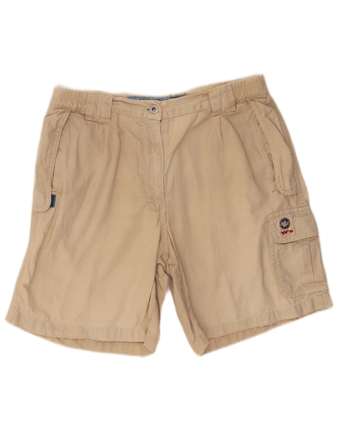 Murphy & Nye Damen Cargoshorts W33 Large Beige Baumwolle