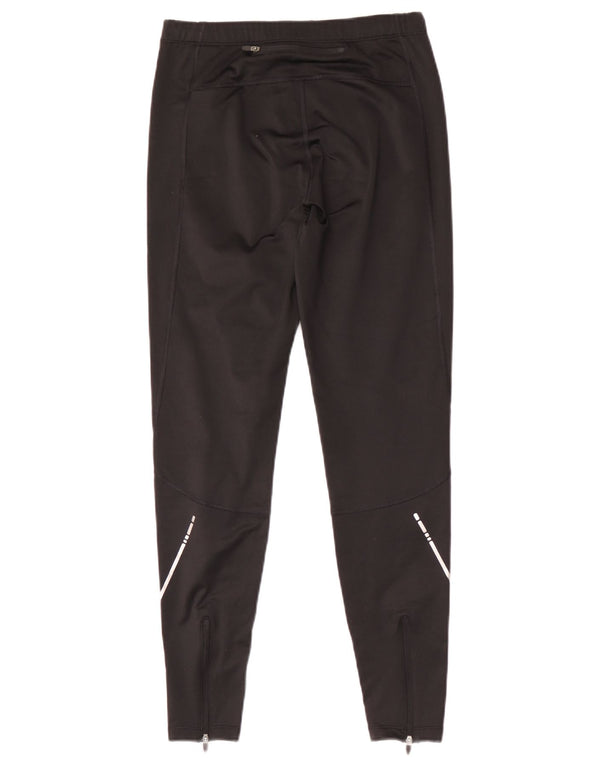 Asics Jungen-Trainingshose, 13–14 Jahre, mittelgroß, schwarzes Polyester