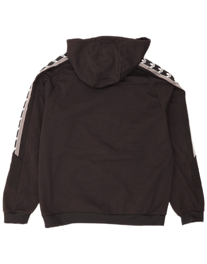 Adidas Herren Graphic Hoodie Pullover Mittelschwarzes Colourblock-Polyester