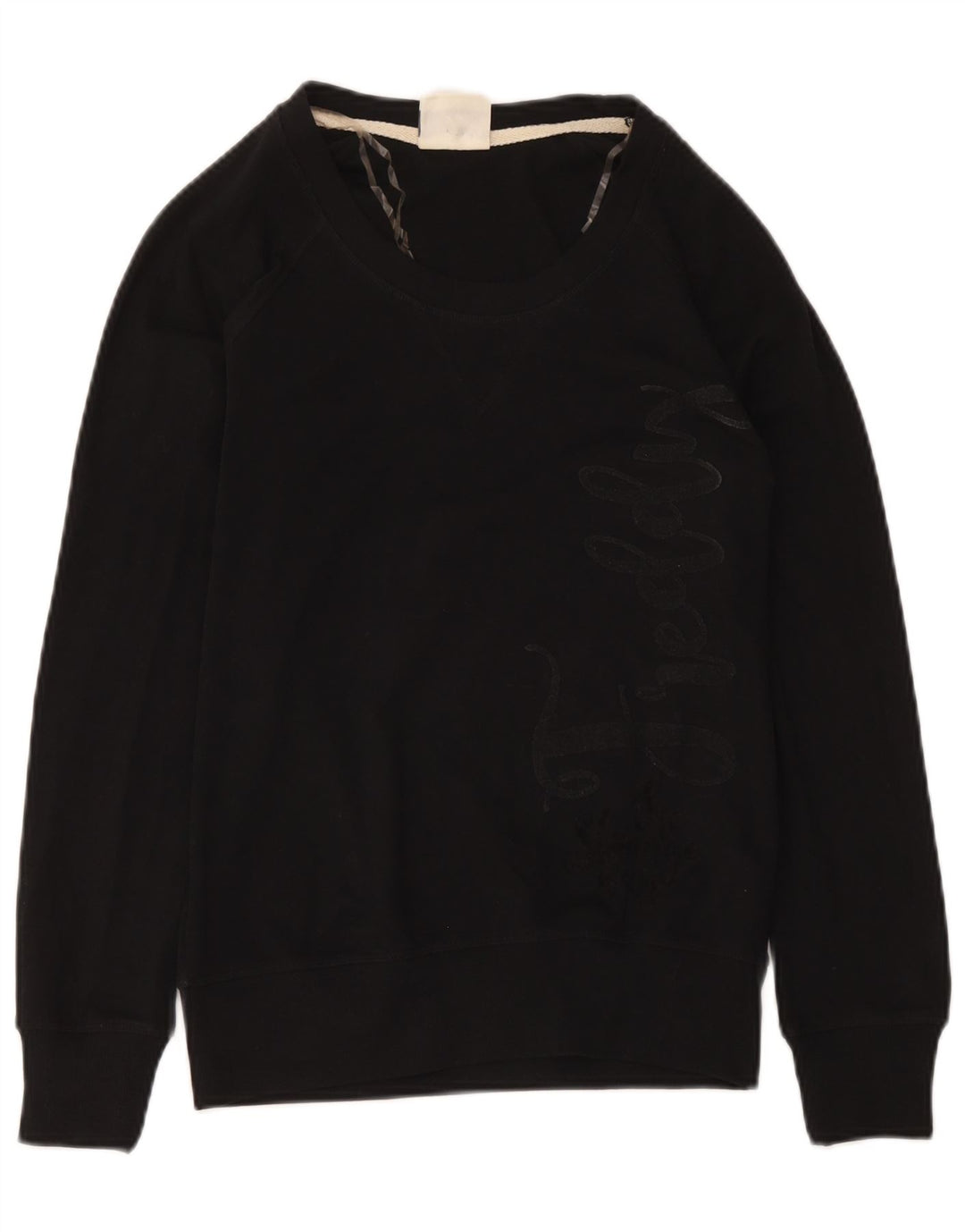 Freddy Grafik-Sweatshirt für Damen, UK 12, mittelschwarz, Baumwolle