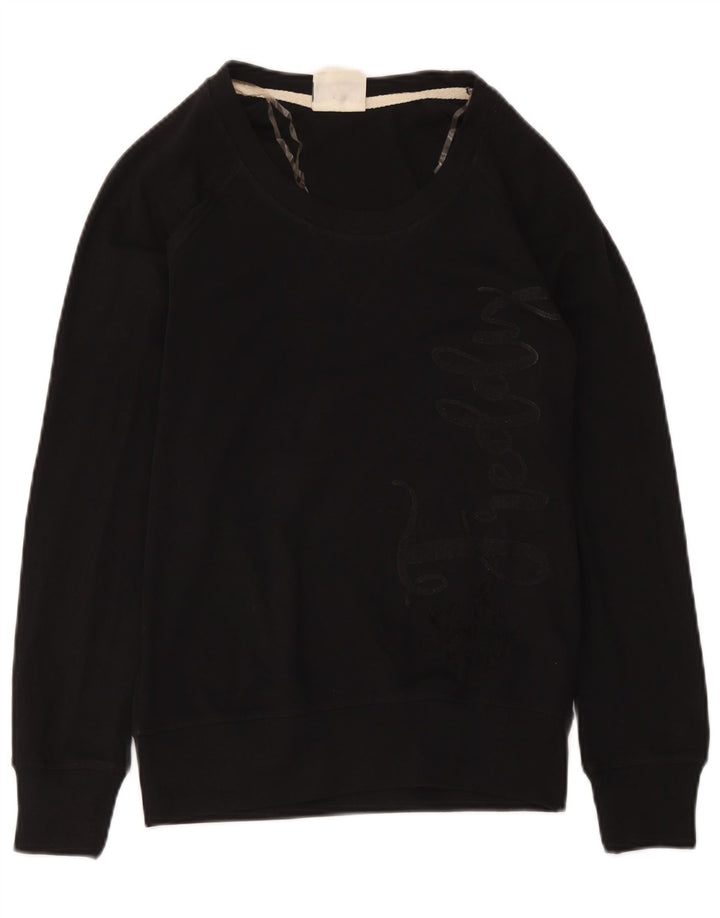 Freddy Grafik-Sweatshirt für Damen, UK 12, mittelschwarz, Baumwolle