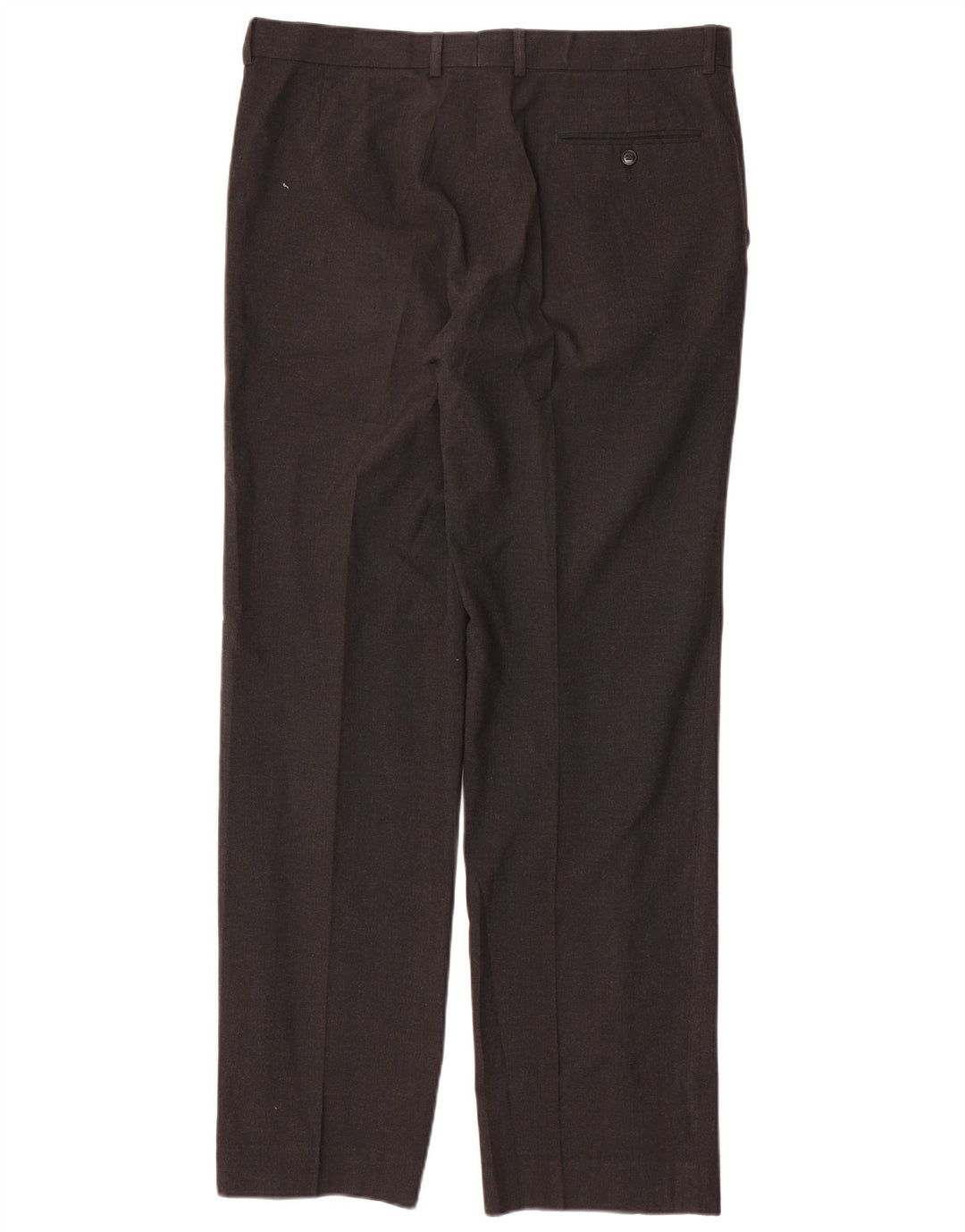 Gerade Herren-Anzughose von Marks & Spencer, W36, L33, grau, Polyester