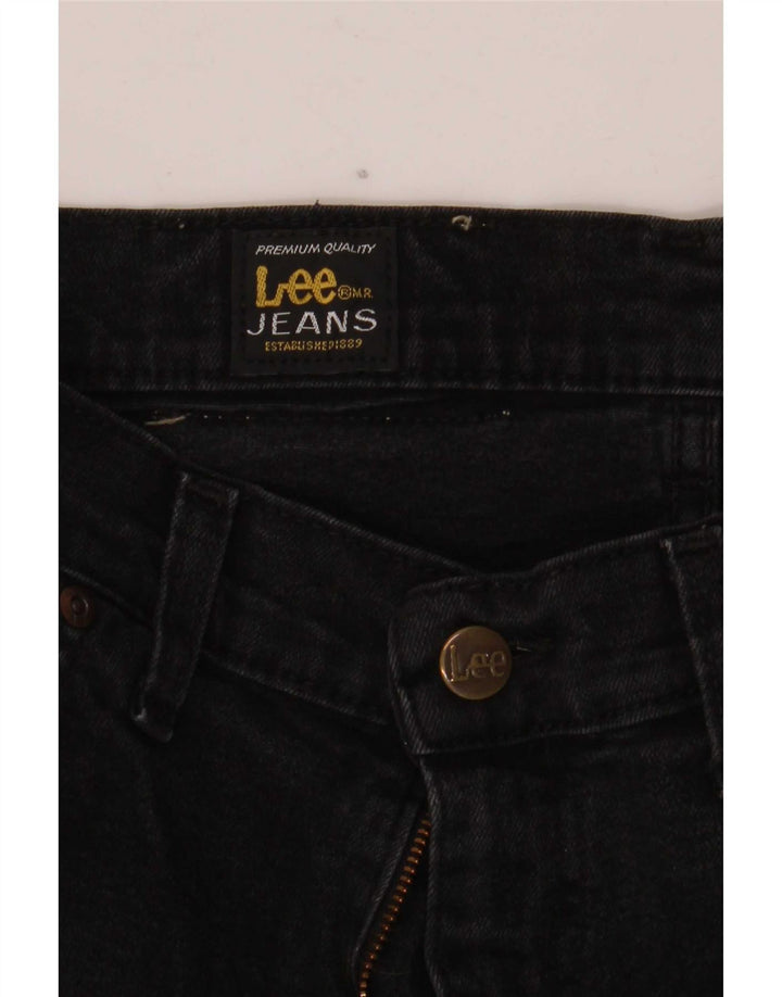 Lee Herren Straight Jeans W28 L30 Schwarz