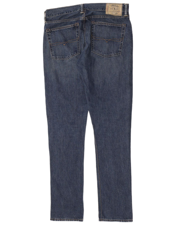 Polo Ralph Lauren Herren Skinny Jeans W32 L34 Blaue Baumwolle