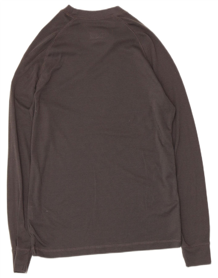 Mountain Warehouse Herren-Oberteil, langärmlig, klein, grau, Polyester