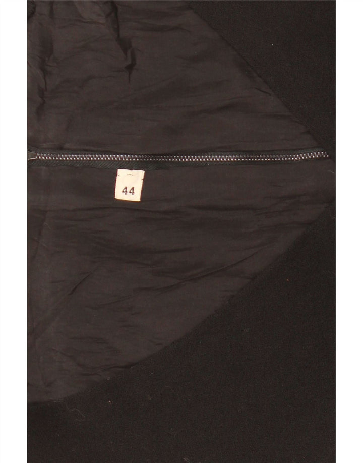 Vintage Damen Ärmelloses Etuikleid IT 44 Medium Schwarz