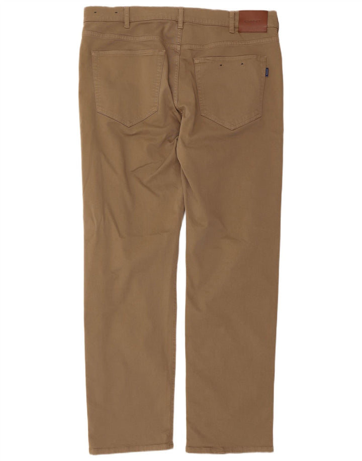Gant Herren gerade Freizeithose W36 L32 Beige