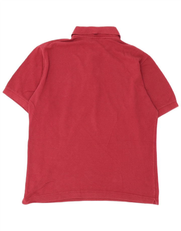 Kappa Herren-Poloshirt, klein, kastanienbraune Baumwolle