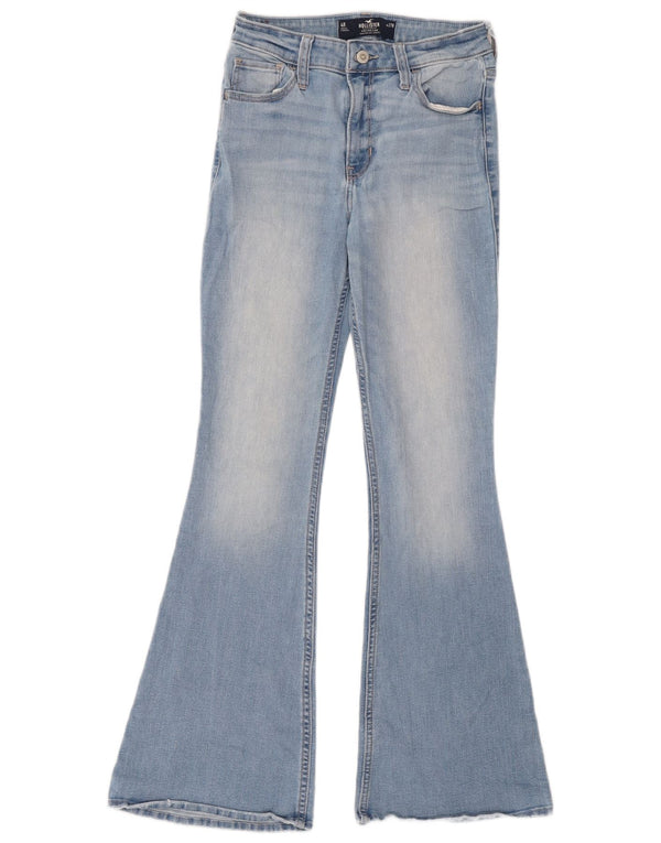 Hollister Damen Stretch High Rise Flared Jeans US 4 Small W27 L31 Blau