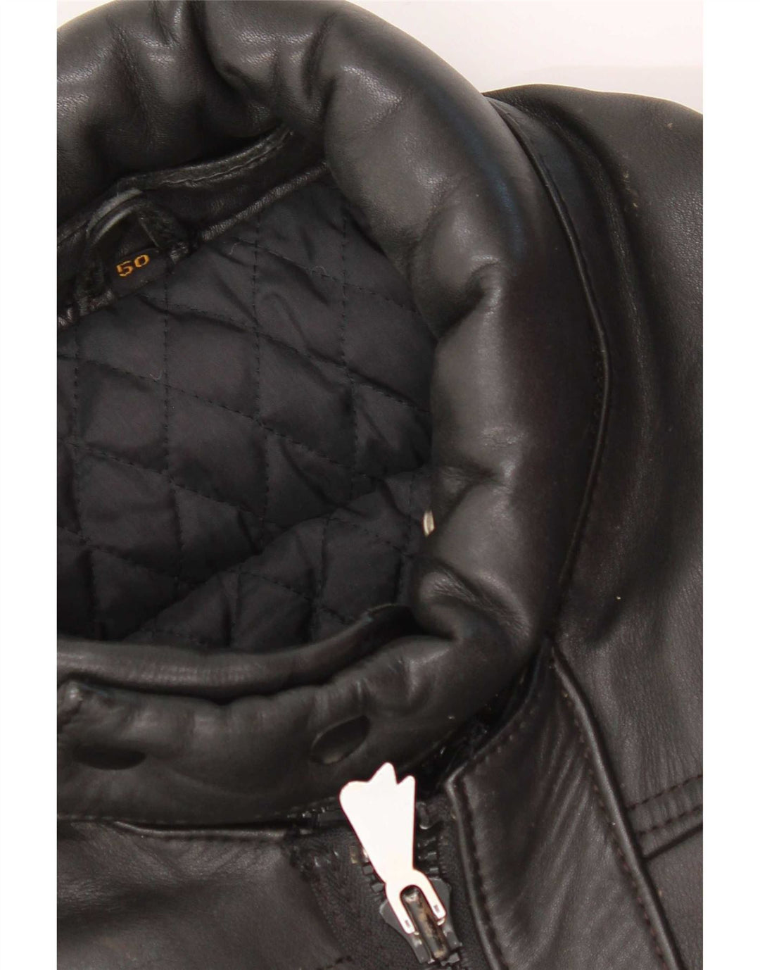 Hein Gericke Herren-Leder-Racer-Jacke IT 50, großes schwarzes Leder