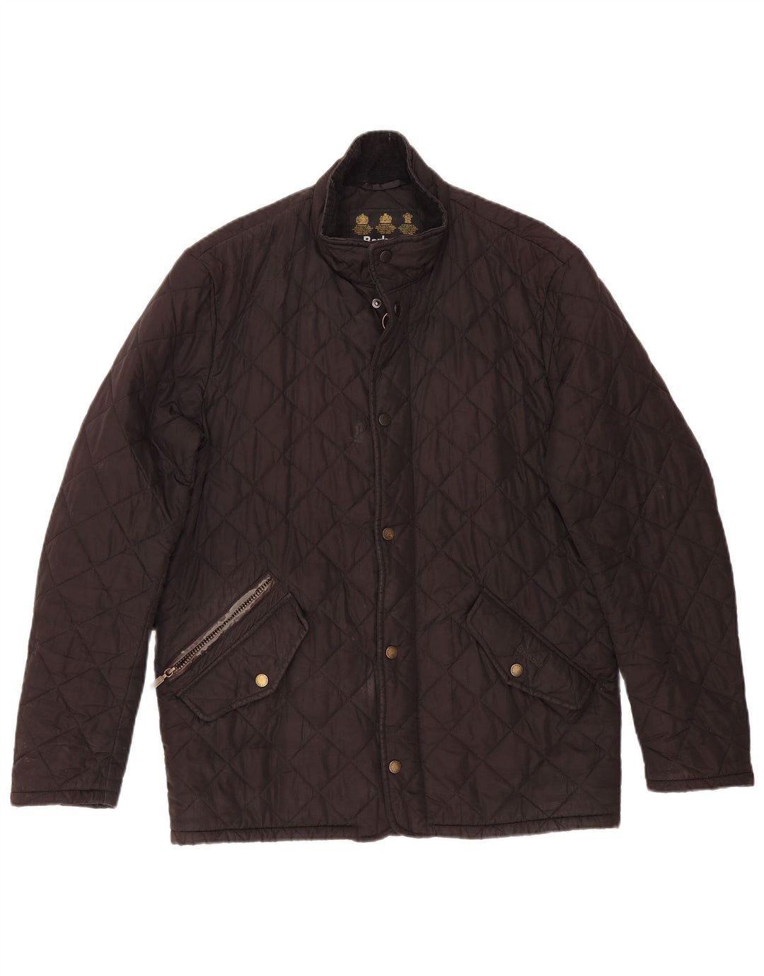 Barbour Herren Steppjacke UK 38 Medium Schwarz
