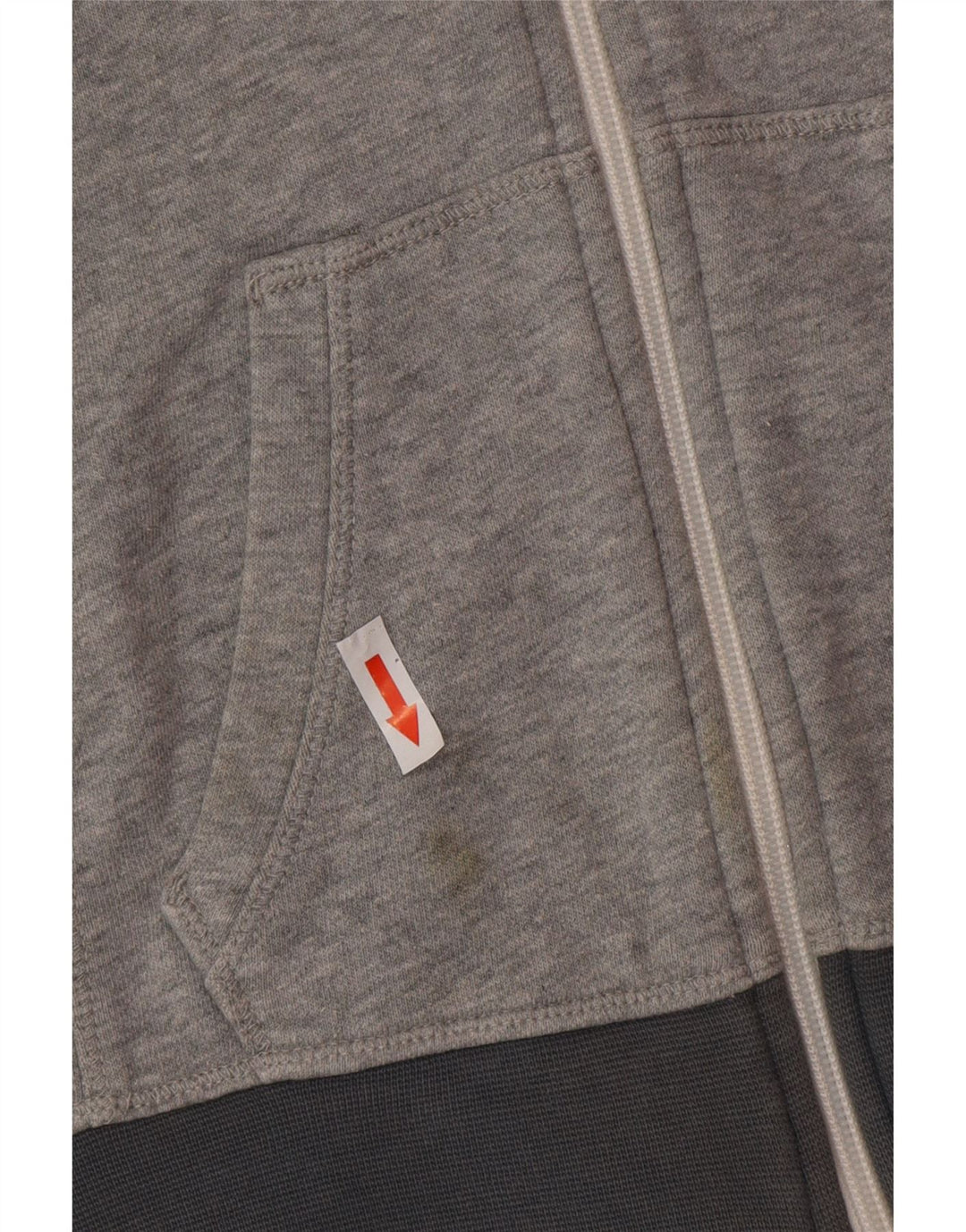 Nike Mädchen-Kapuzenpullover mit Reißverschluss, 10–11 Jahre, mittelgraue Baumwolle