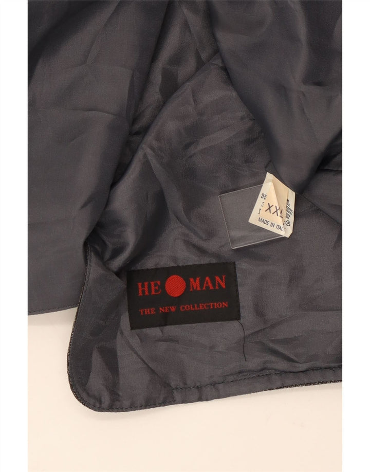 Vintage Herren Weste 2XL Graue Wolle