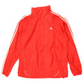 Adidas Herren-Regenjacke mit Kapuze, UK 38, mittelrot, Polyester