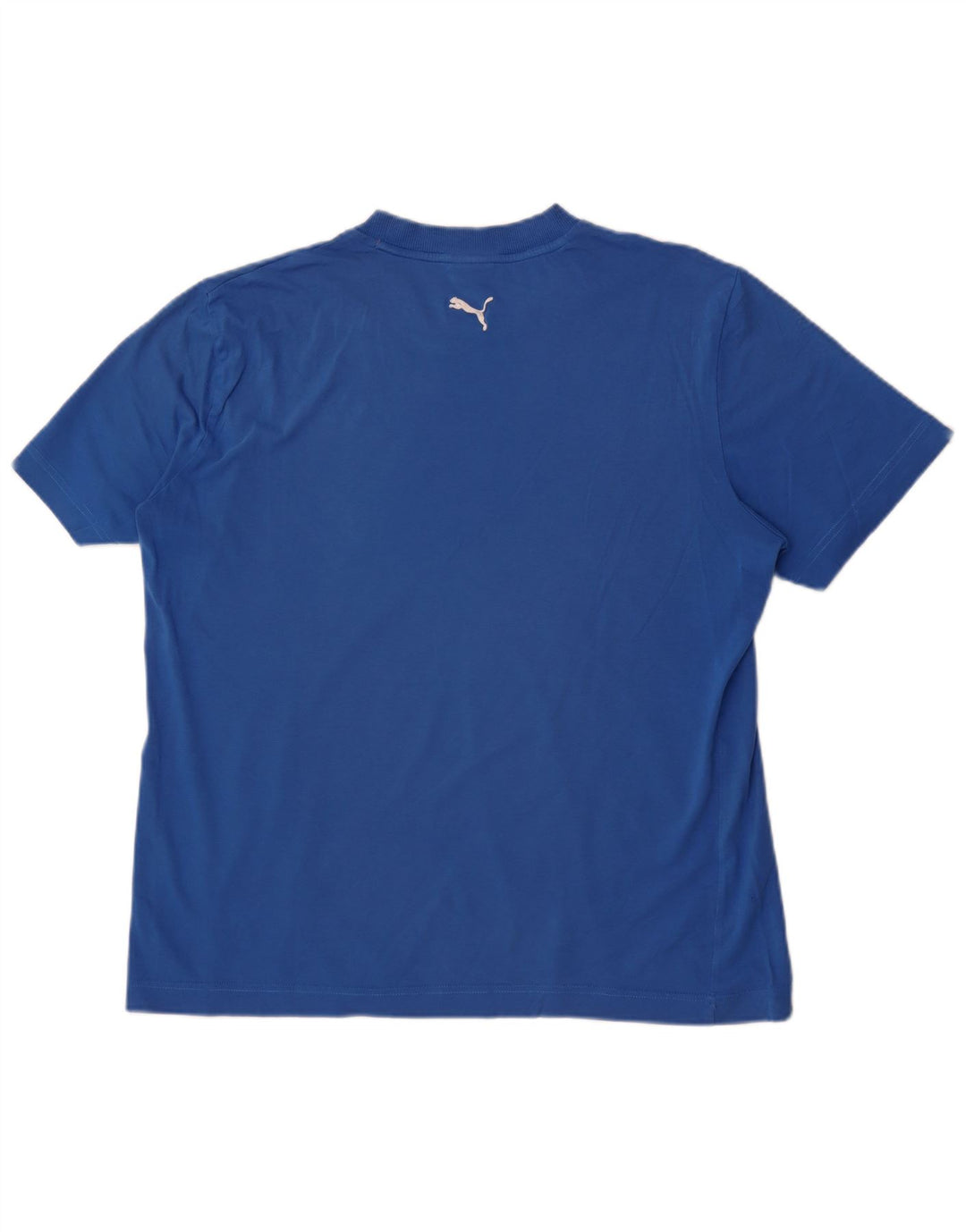 Puma Herren-T-Shirt mit Grafik, groß, aus blauer Baumwolle