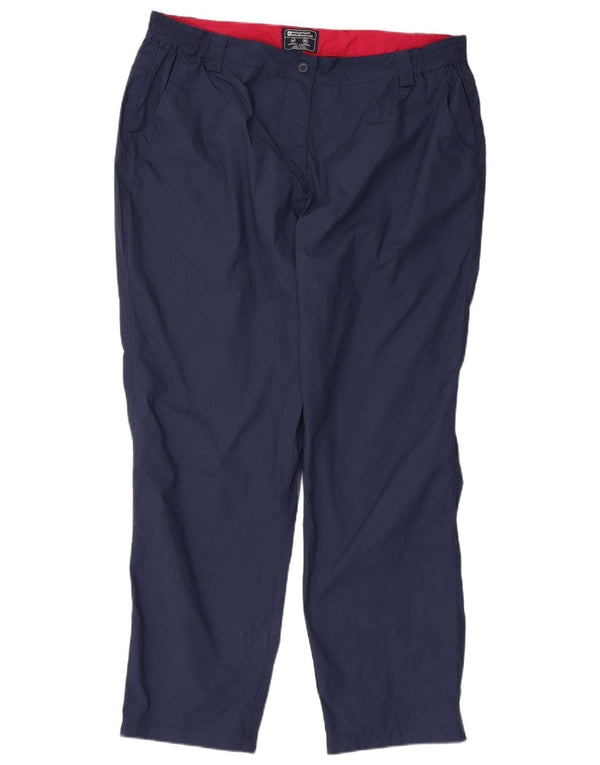 Mountain Warehouse Damen-Freizeithose mit hoher Taille, UK 18, XL, W36, L29, Marineblau