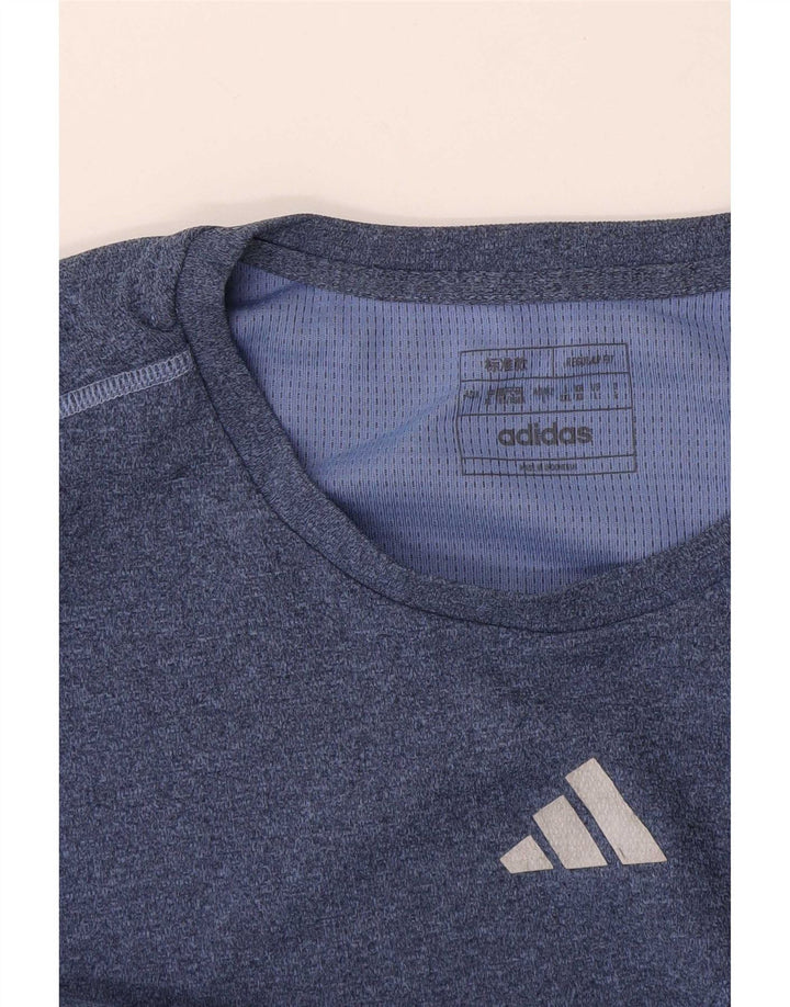 Adidas Herren Aeroready Regular Fit T-Shirt Top Large Blau
