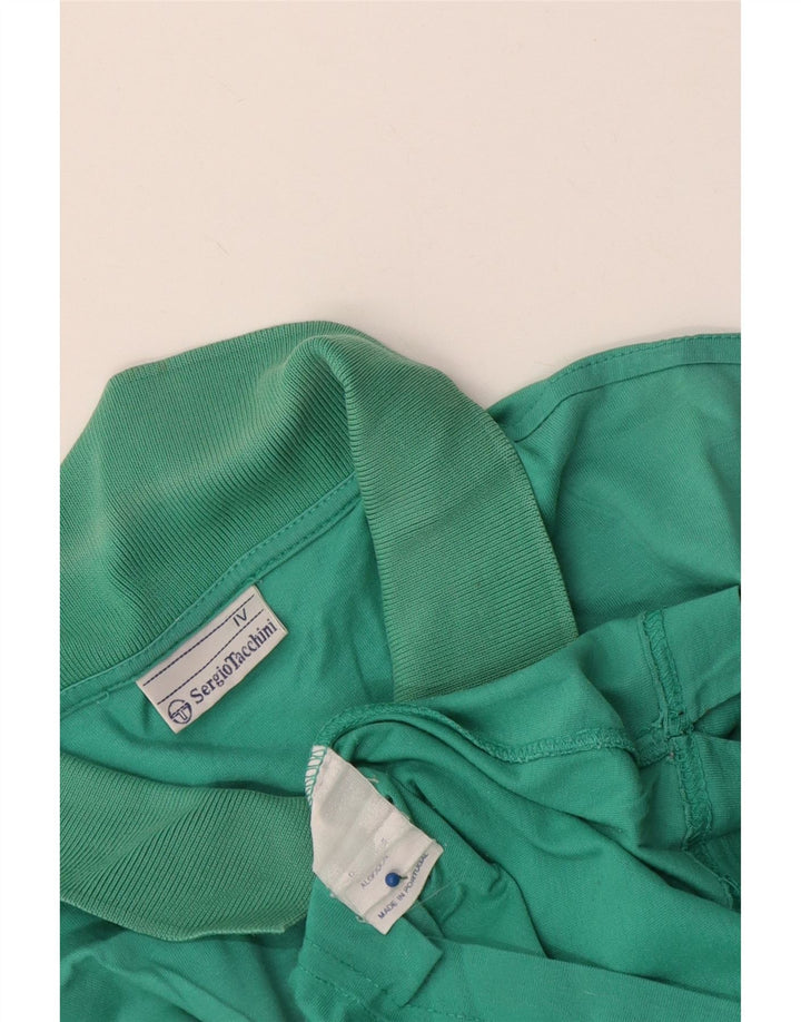 Sergio Tacchini Herren-Poloshirt aus mittelgrüner Baumwolle
