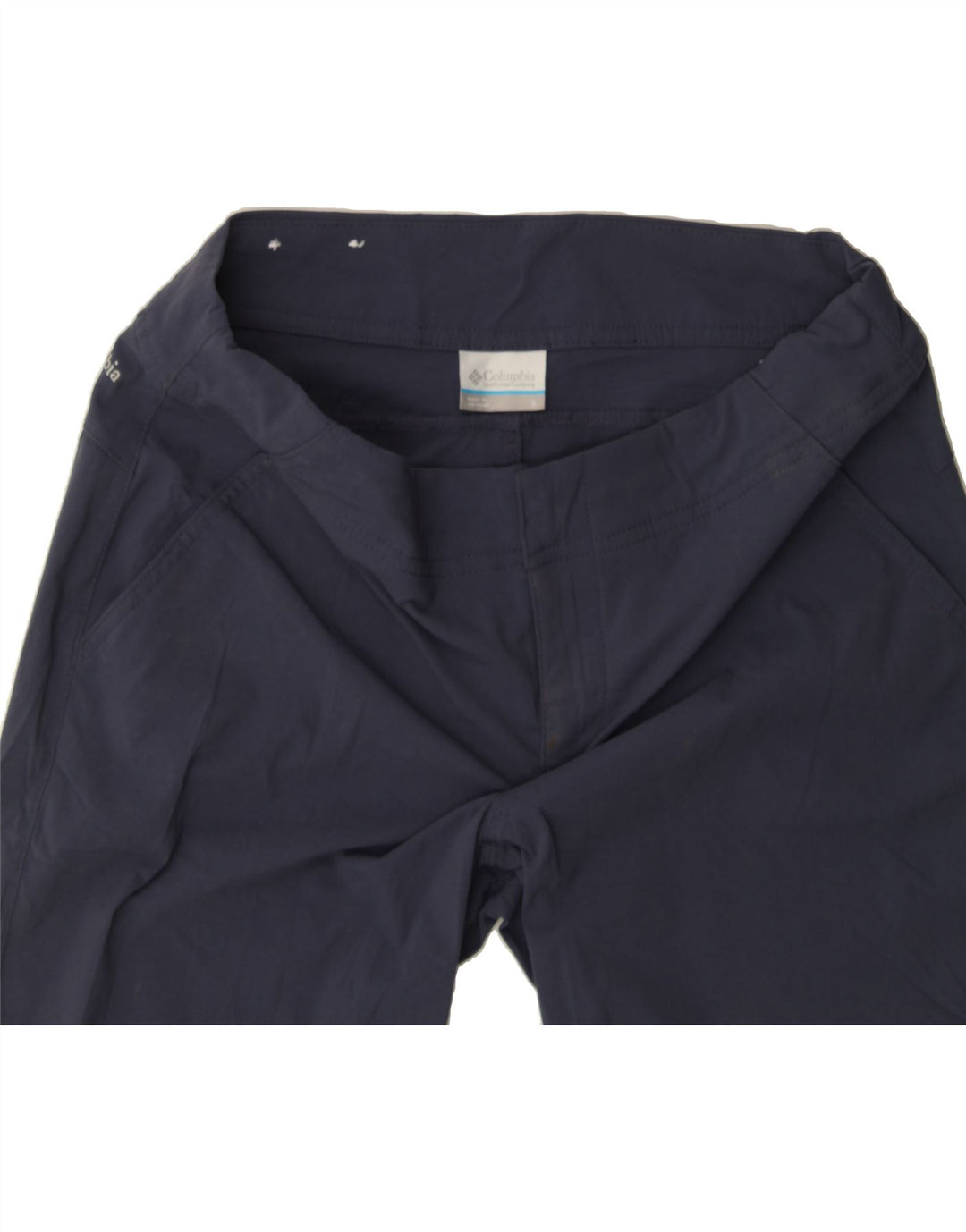 COLUMBIA Womens Chino Shorts US 6 Medium W30 Navy Blue Nylon Vintage Columbia and Second-Hand Columbia from Messina Hembry 