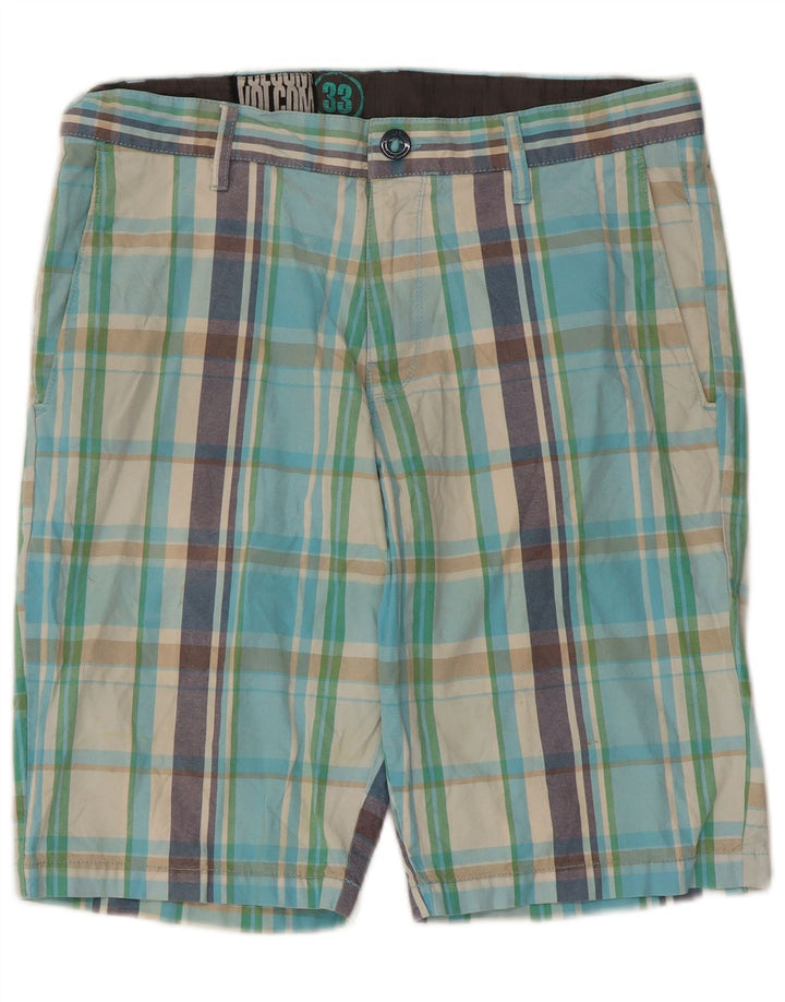 Volcom Herren-Chinoshorts W33, mittelgroß, mehrfarbig, kariert, Baumwolle