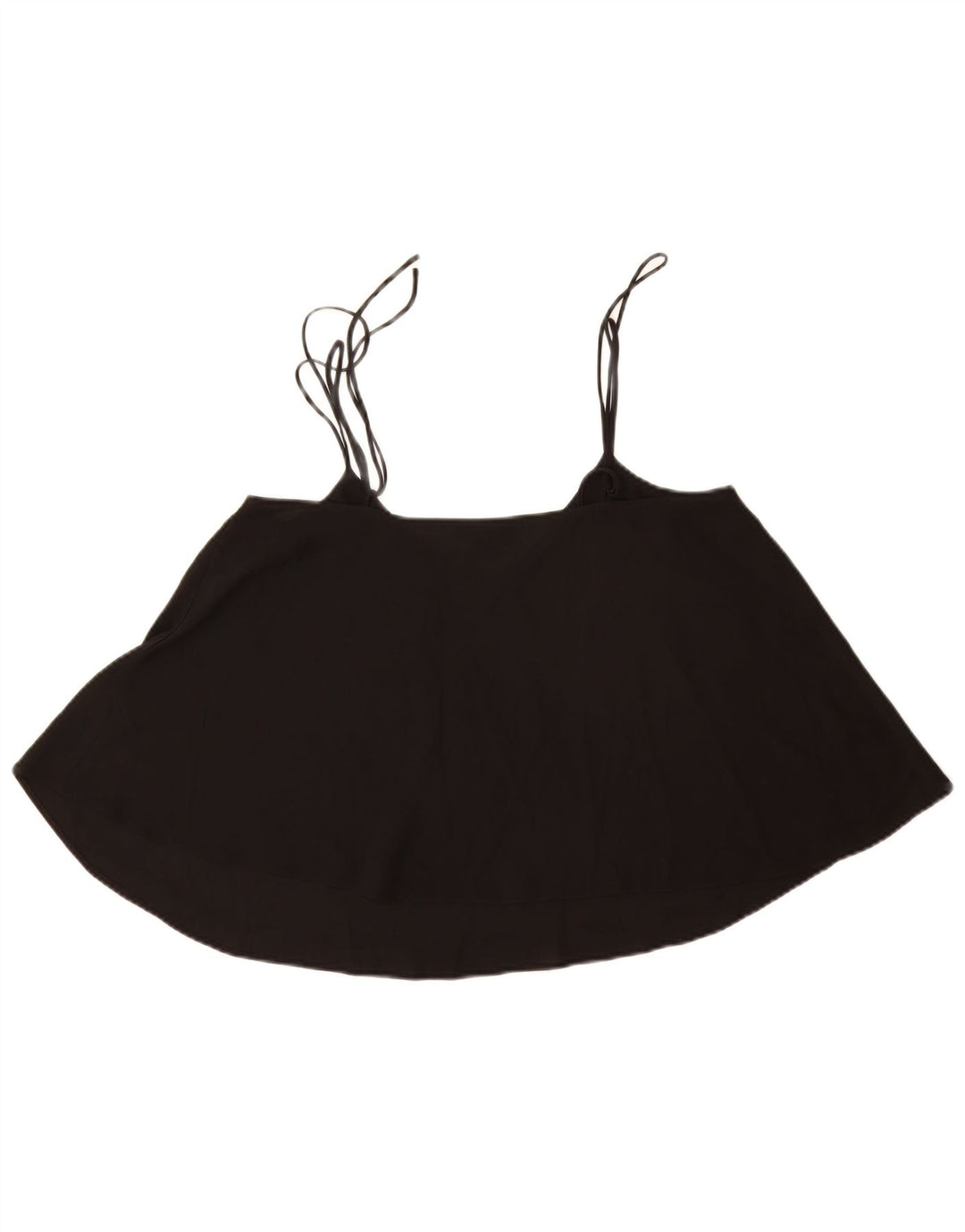 Topshop Damen Cami Top UK 12 Medium Schwarz Polyester