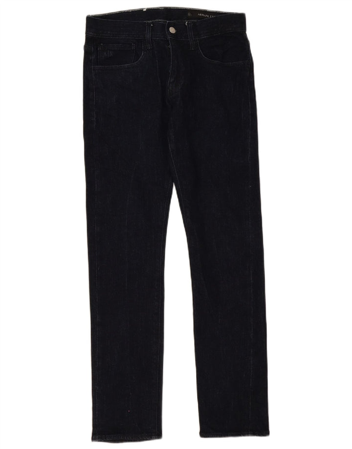 Armani Exchange Damen Slim Jeans W30 L30 Marineblau