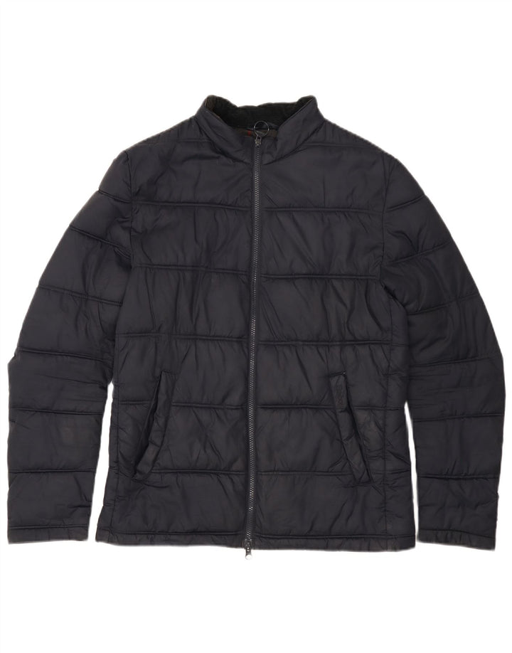BARBOUR Herren Wattierte Jacke UK 36 Small Marineblau