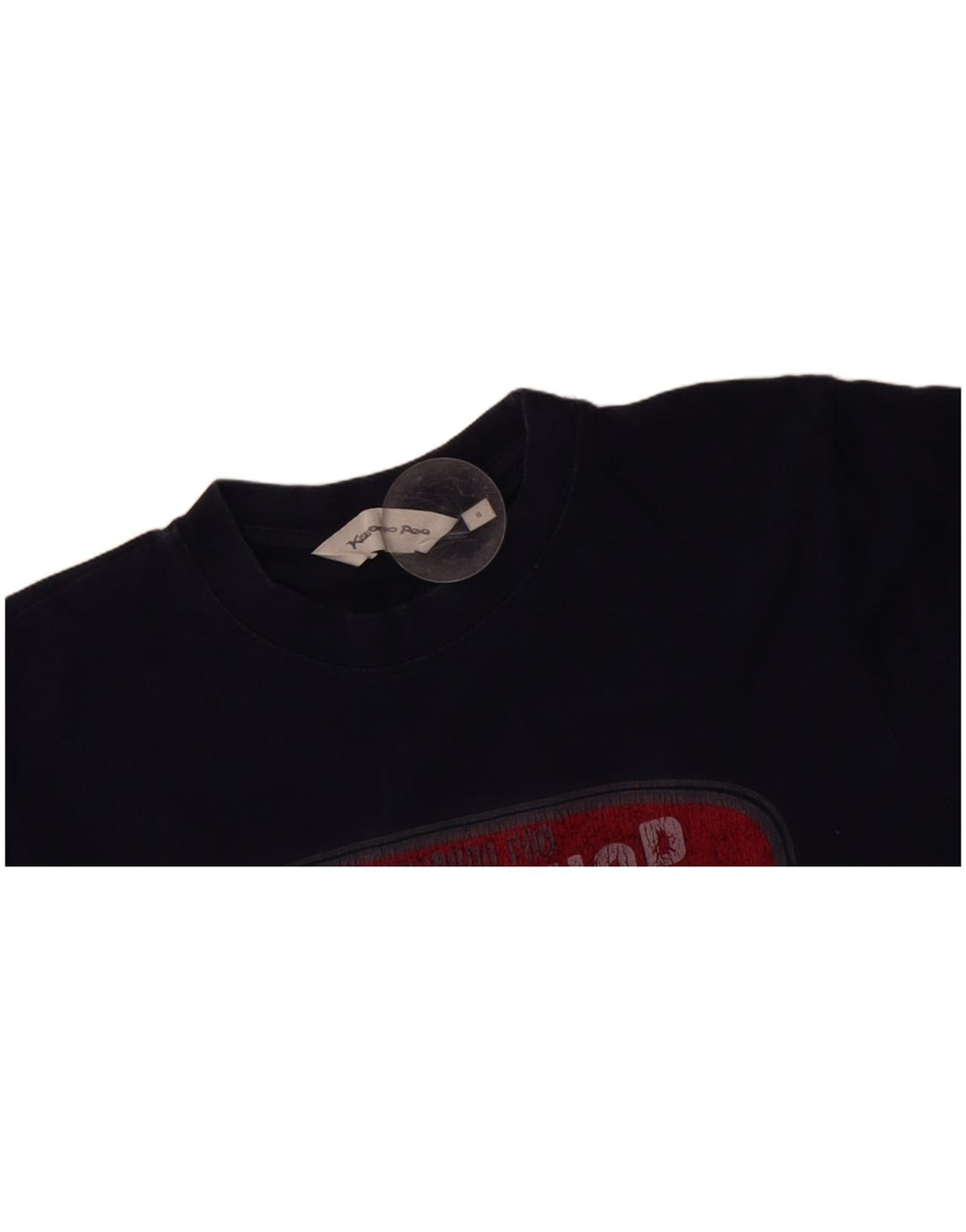 KANGAROO POO Mens Graphic T-Shirt Top Small Navy Blue Cotton