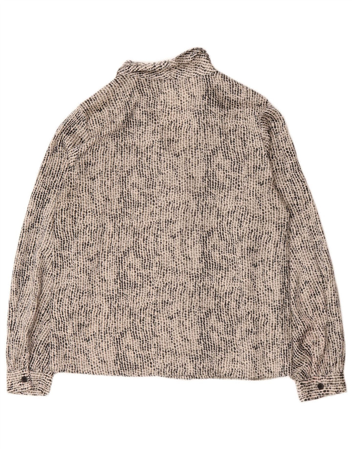Topshop Damen-Hemdbluse in Übergröße, Größe UK 6 XS, mehrfarbig gepunktet