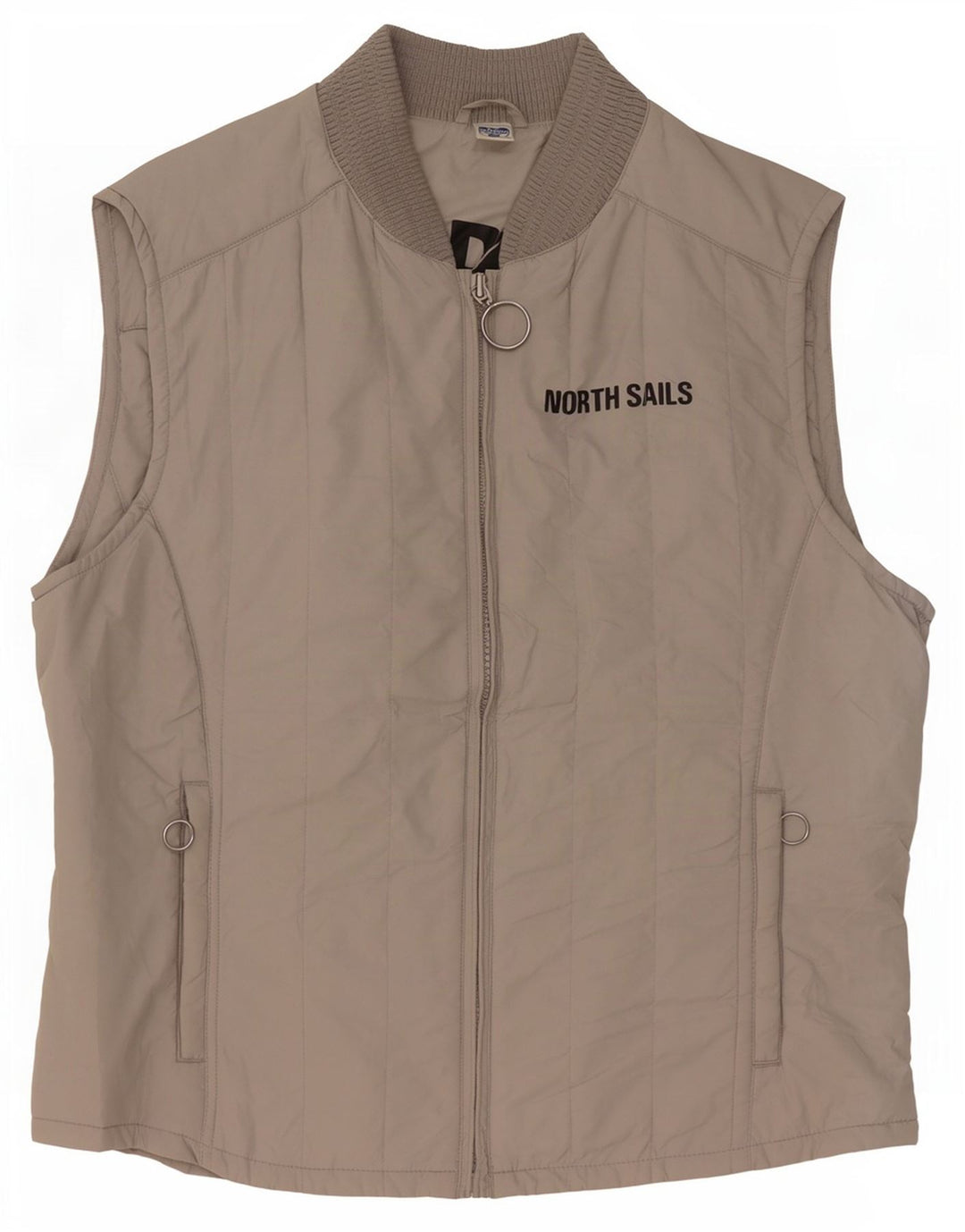 North Sails Herren Wattierte Weste UK 42 XL Beige Polyamid